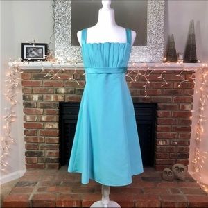 Tea Length Bridesmaids Dress - Size 16 (runs small) by David’s Bridal